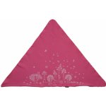 Infit Pirát trojúhelníkový šátek dvouvrstvý stromy růžová – Sleviste.cz