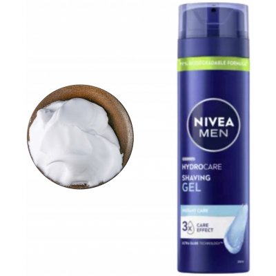 NIVEA MEN Hydrocare gel na holení 200 ml – Zboží Dáma