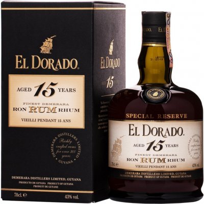 El Dorado 15y 43% 0,7 l (karton) – Zbozi.Blesk.cz