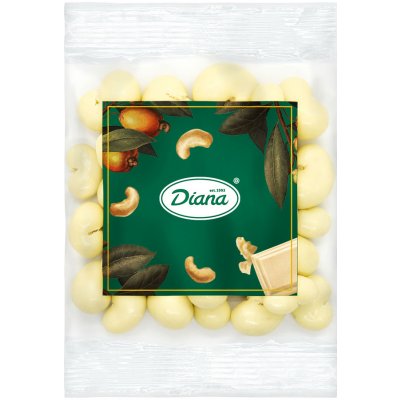 Diana Company Kešu v polevě z bílé čokolády 100 g – Zboží Mobilmania