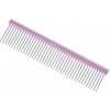 Kartáč na psy Madan Professional Light Comb profesionální lehký hřeben s hliníkovou rukojetí rozteč 3 mm kolíky 3,5 cm 23 cm 19 cm