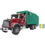 Bruder Nákladní auto MACK Granit popelář zelený 2812 – Sleviste.cz