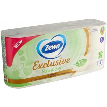 Zewa Exclusive Natural Soft 4-vrstvý 8 ks
