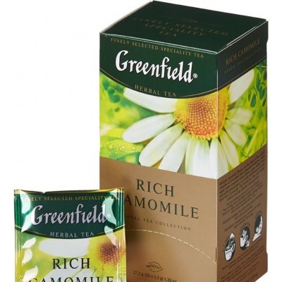 Greenfield herbal Rich Camomile 25 x 1,5 g – Hledejceny.cz