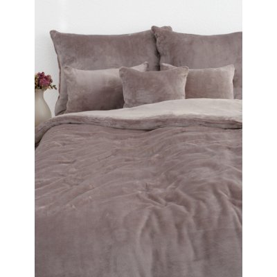 MKLuzkoviny.cz Povlečení mikroplyš Exclusive Laura cappuccino 140x200 70x90 – Zboží Dáma