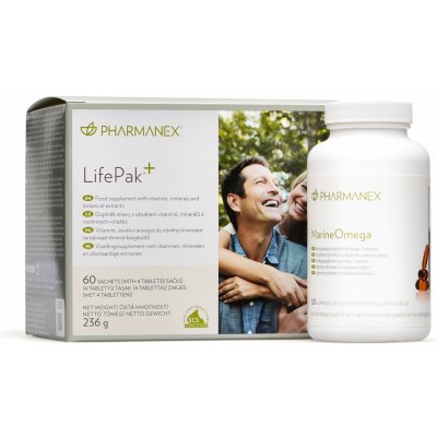 Nu Skin Pharmanex LifePak 60 sáčků+marine omega 120 kapslí