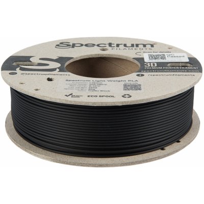 Spectrum Light Weight PLA 1.75mm TRAFFIC BLACK 0.25kg – Zboží Živě