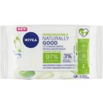 Nivea Naturally Good čistící pleťové ubrousky 25 ks – Hledejceny.cz