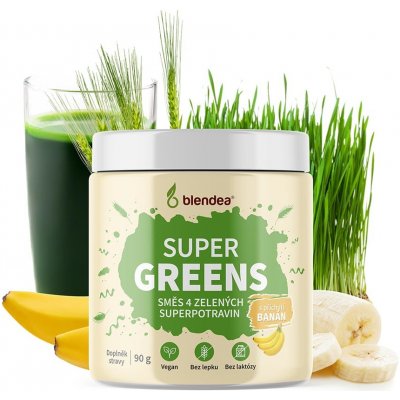 Blendea Supergreens Banán 90 g – Hledejceny.cz