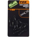 Fox Rychlovýměnné obratlíky Edges Kwik Change Swivel 10ks - vel. 7