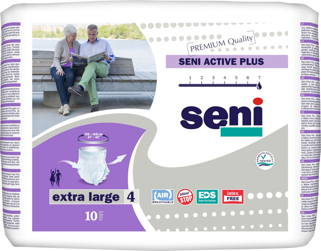Seni Active Plus XL 10 ks od 257 Kč - Heureka.cz