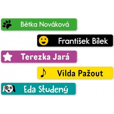 Mama Labels Mini samolepky na tužky pro děti do školy 51 ks – Hledejceny.cz