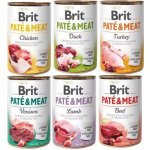 Brit Dog Paté & Meat Mix pack 6 x 400 g – Hledejceny.cz
