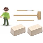 EFKO Igráček Paleontolog figurka s vykopávkami dinosaurů Triceratopse a Brachiosaura – Sleviste.cz