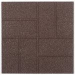 Multy home Brickface 40 x 40 cm hnědá MHEU5000141 1 ks – Zbozi.Blesk.cz