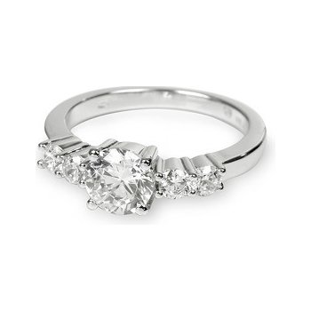 Silver Cat Stříbrný prsten s krystaly SC124