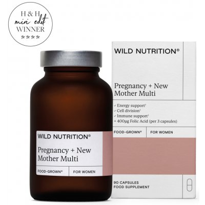 Wild Nutrition Vitamínový a minerální komplex pro těhotenství 90 kapslí – Hledejceny.cz