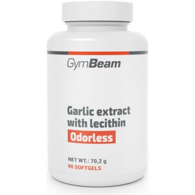 GymBeam Česnekový extrakt s lecitinem 90 kapslí – Hledejceny.cz