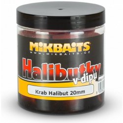 Mikbaits Halibutky v dipu 250ml 20mm Krab Halibut