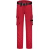 Pracovní oděv Tricorp Work Pants Twill Women Pracovní kalhoty dámské T70T7 červená