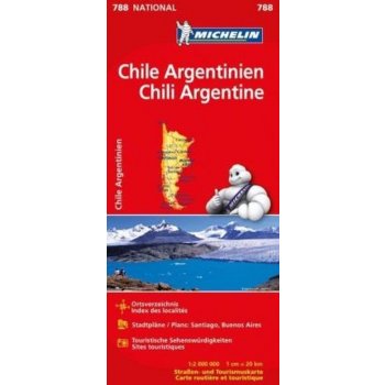 Chile a Argentina č. 788 mapa