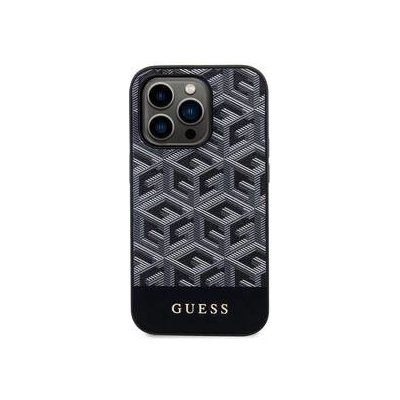 Pouzdro Guess PU G Cube MagSafe na Apple iPhone 13 Pro černé
