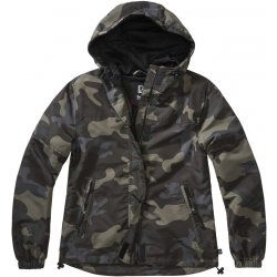 Brandit Ladies Summer Windbreaker frontzip darkcamo