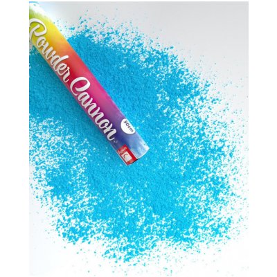 Vystřelovací konfety pudrová barva, modrá 1 ks – Zboží Mobilmania