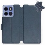 Mobiwear Kožené flip Motorola Edge 60 Pro Modré – Zboží Živě