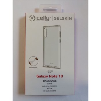 Pouzdro CELLY GELSKIN Samsung Galaxy Note 10 čiré