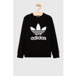 adidas Mikiny Dětské Mikina Trefoil Crew Černá – Sleviste.cz