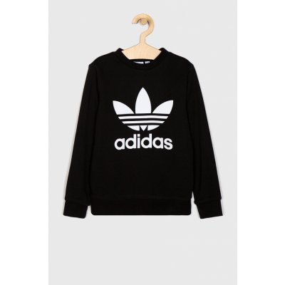 adidas Mikiny Dětské Mikina Trefoil Crew Černá