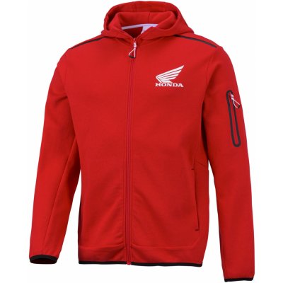 HONDA mikina CORE 23 zip red – Sleviste.cz