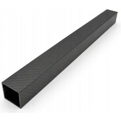 Karbonový profil 4 cm x 4 cm délka 50 cm tloušťka 2 5 mm – Hledejceny.cz