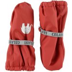 CeLaVi Dětské nepromokavé rukavice s fleecovou podšívkou červené