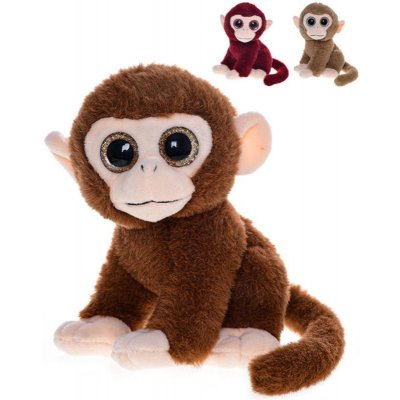 Mikro trading Opice sedící velké oči 20 cm – Zboží Mobilmania