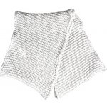 Voxx dámská pletená šála Vivaro BM113935 bílá stříbrná – Zbozi.Blesk.cz