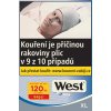 Cigarety West Blue tabák cigaretový 54 g