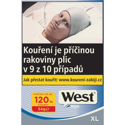 West Blue tabák cigaretový 54 g – Zbozi.Blesk.cz