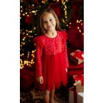 Lily Grey dívčí slavnostní šaty červené tyl – Zbozi.Blesk.cz