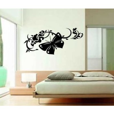 Merci-shop. Samolepky na zeď Motýlek 6 ( 60 x 27 cm ) – Hledejceny.cz