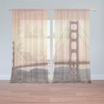Sablio Záclony Golden Gate 2: 2ks 150x250cm – Hledejceny.cz