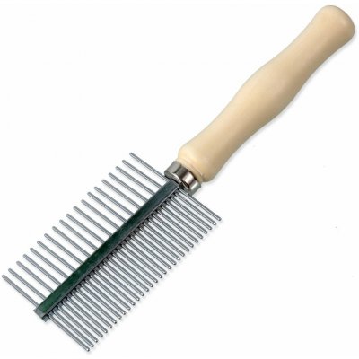 Dog Fantasy Kartáč hroty nylon oboustranný dřevo S 17 cm – Zboží Dáma