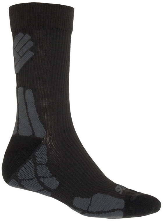 Sensor ponožky HIKING MERINO černá/šedá