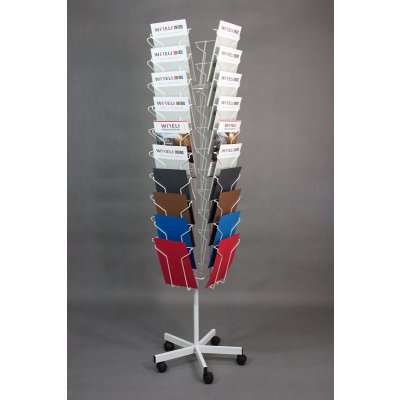 Drátěné-stojany.cz Otočný stojan na prospekty na 40 ks A4 – Hledejceny.cz