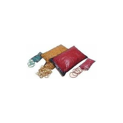 Gumičky silné 4 mm, průměr 4 cm (1 kg) - 70% kaučuk, červené – Zboží Dáma