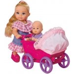 Simba Evička doll walk s kočárkem – Zboží Mobilmania
