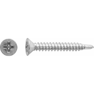 Samořezný šroub se zápustnou hlavou PH2 ocel A2 4,2 x 13 mm, 12 ks – Hledejceny.cz