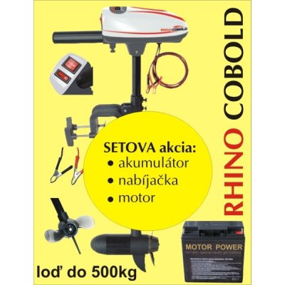 Rhino set Cobold + akumulator 17Ah/12V + nabíječka – Zboží Dáma