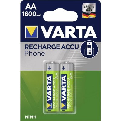 Varta Phone AA 1600 mAh 2ks 58399201402 – Hledejceny.cz